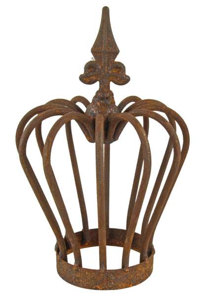 Romantische Rostkrone ca. 24 cm - Gartendekoration